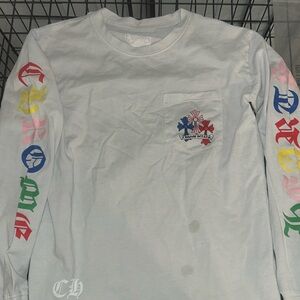 Chrome Hearts long sleeve Rainbow Crosses shirt